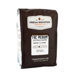 Fresh Roasted Coffee, FRC Medium Roast Blend, 5 lb (80 oz), Kosher, Ground