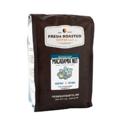 Fresh Roasted Coffee, Hawaiian Macadamia Nut Flavored Coffee, 5lb, Medium Roast, Kosher, Ground