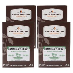 Fresh Roasted Coffee, Jamaican Me Crazy, Flavored Coffee Pods, 96 Count