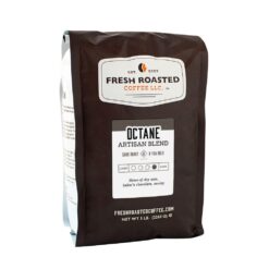 Fresh Roasted Coffee, Octane, 5 lb (80 oz), Dark Roast, Kosher, Ground