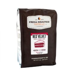 Fresh Roasted Coffee, Red Velvet Flavored Coffee, 5lb, Medium Roast, Kosher, Ground