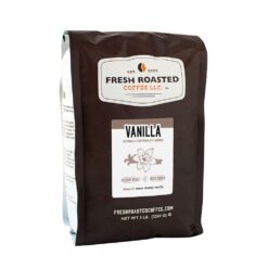 Fresh Roasted Coffee, Vanilla Flavored Coffee, 5 lb (80 oz), Medium Roast, Kosher, Ground