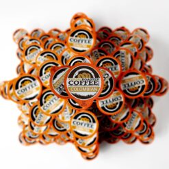 Fresh Roasted Coffee,100% Colombian Supremo, Medium Roast, Kosher, K-Cup Compatible, 192 Pods