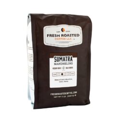Fresh Roasted Coffee,100% Sumatra Mandheling 5 lb (80 oz) Single Origin Medium Roast Kosher Ground