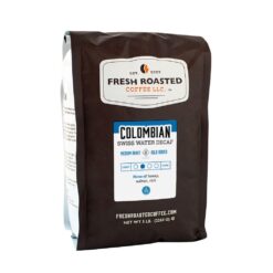 Fresh Roasted Coffee,100% Water-Process Decaf Colombian, 5 lb (80 oz), Medium Roast, Kosher, Whole Bean
