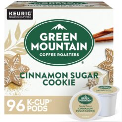 Green Mountain Coffee Roasters Cinnamon Sugar Cookie Keurig Single-Serve K-Cup Pods, Light Roast Coffee, 96 Count (4 Packs of 24)