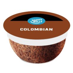 Happy Belly Colombian Coffee Pods (Medium Roast), Compatible with K-Cup Brewer, 96 Count