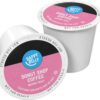 Happy Belly Medium Roast Coffee Pods, Donut Style, Compatible with Keurig 2.0 K-Cup Brewers, 100 Count