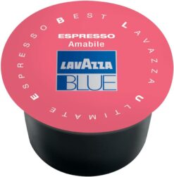 Lavazza BLUE Capsules, Espresso Amabile Coffee Blend, Medium Roast, 28.2-Ounce Boxes (Pack of 100)