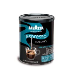Lavazza Decaf Ground Espresso, Medium Roast, 8-Oz Cans (4 Pack) - Authentic Italian, Non GMO, Sweet & Fruity