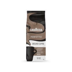 Lavazza Perfetto Ground Coffee Blend, Dark Roast, Value Pack, Non-GMO, 100% Arabica, Full-bodied, 12 Ounce (Pack of 6)