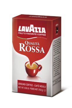 Lavazza Qualita Rossa - Caffe Ground Espresso, 8.8-Ounce Bag (Pack of 12)