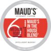 Maud's Medium Roast Coffee Pods, 100 ct | In the House Blend | 100% Arabica Medium Roast Coffee | Solar Energy Produced Recyclable Pods Compatible with Keurig K Cups Maker