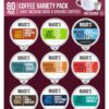 Maud's Original Flavored Coffee Pods Variety Pack, 80 ct | 9 Assorted Coffee Flavors | 100% Arabica Roasted Coffee | Solar Energy Produced Recyclable Pods Compatible with Keurig K Cups Maker