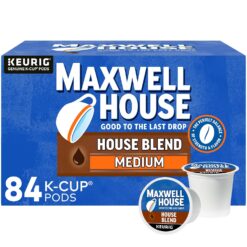 Maxwell House House Blend Medium Roast K-Cup Coffee Pods (84 Pods)
