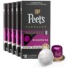 Peet's Coffee, Medium Roast Espresso Pods Compatible with Nespresso Original Machine, Cafe Inspired Ricchezza Intensity 8, 50 Count (5 Boxes of 10 Espresso Capsules)