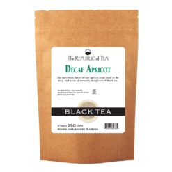 The Republic of Tea Decaf Apricot Black Tea, Refill Pack of 250 Tea Bags