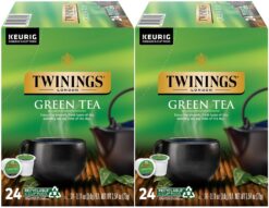 Twinings Green Tea single serve capsules for Keurig K-Cup pod brewers (48 Count)