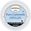Twinings Herbal Camomile Tea K-Cup Pods for Keurig, Naturally Caffeine Free, Made with Pure Camomile Blossoms, 12 Count (Pack of 6)