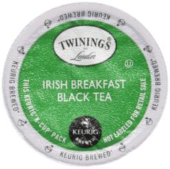 Twinings Irish Breakfast Tea K-Cups, Caffeinated Black Tea Pods for K-Cup Brewing, 48 Count