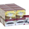 Two Leaves and a Bud Organic Assam Black Tea Bags, Whole Leaf Caffeinated Black Tea in Compostable Sachets, Delicious Plain or with Milk, 15 Count (Pack of 6)