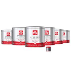 illy Coffee iperEspresso Capsules - Single-Serve Coffee Capsules & Pods - Single Origin Coffee Pods – Classico Medium Roast with Notes of Caramel - For iperEspresso Capsule Machines – 21 Count, 6 Pack