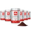 illy Drip Coffee - Ground Coffee - 100% Arabica Ground Coffee – Classico Medium Roast - Notes of Caramel, Orange Blossom & Jasmine - No Preservatives – Mild & Balanced – 8.8 Ounce, 6 Pack
