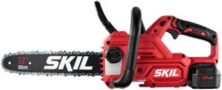 SKIL PWR CORE 20 Brushless 20V 12'' Handheld Lightweight Chainsaw Kit with Tool-free Chain Tension & Auto Lubrication, Includes 4.0Ah Battery and Charger-CS4562B-10 - 9