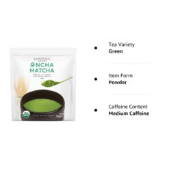 Encha Ceremonial Grade Matcha Powder - First Harvest Organic Japanese Matcha Green Tea Powder, From Uji, Japan (60g/2.12oz) - 9