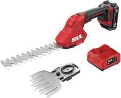 SKIL PWR CORE 20 20V Shear & Shrub 2-in-1 Kit Including 2.0Ah Battery and Charger -GH1000B-11 - 1