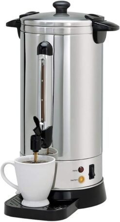NESCO CU-50, Professional Coffee Urn, 50 Cups, Stainless Steel - 2