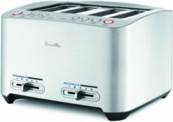 Breville Die-Cast Smart Toaster 4 Slice BTA840XL, Brushed Stainless Steel - 1