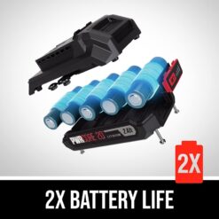 SKIL 20V 6-1/2 Inch Cordless Circular Saw Includes 2.0Ah PWR CORE 20 Lithium Battery and Charger - CR540602 - 4