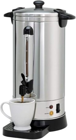NESCO CU-50, Professional Coffee Urn, 50 Cups, Stainless Steel - 1