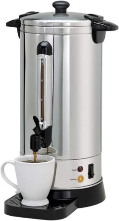 NESCO CU-50, Professional Coffee Urn, 50 Cups, Stainless Steel - 4