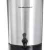 Hamilton Beach 45 Cup Coffee Urn and Hot Beverage Dispenser, Silver - 1