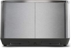 GE Stainless Steel Toaster | 4 Slice | Extra Wide Slots for Toasting Bagels, Breads, Waffles & More | 7 Shade Options for the Entire Household to Enjoy | Countertop Kitchen Essentials | 1500 Watts - 7