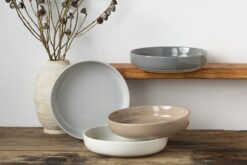 famiware Milkyway 33 oz Bowl Set, Pasta Bowls Set of 4, Salad Bowls Perfect for Your Friend for Housewarming, Thanksgiving, Christmas, Multi-color - 2