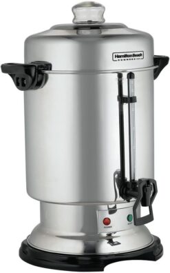 Hamilton Beach Commercial Stainless Steel Coffee Urn, 60 Cup Capacity D50065, 16 - 1