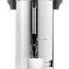 SYBO 2024 UPGRADE SR-CP-100B Commercial Grade Stainless Steel Percolate Coffee Maker Hot Water Urn for Catering, 100-Cup 16 L, Metallic - 1