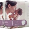 Bambo Nature Premium Baby Diapers (SIZES 0 TO 6 AVAILABLE), Size 1, 108 Count - 1