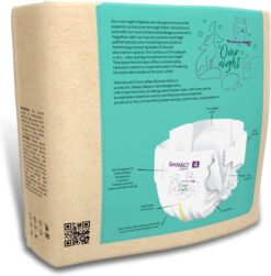Bambo Nature Overnight Baby Diapers (Sizes 3 TO 6), Size 4, 48 Count - 3