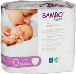 Bambo Nature Premium Baby Diapers (Sizes 0 to 6 Available), Size 0, 144 Count - 1