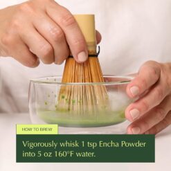 Encha Ceremonial Grade Matcha Powder - First Harvest Organic Japanese Matcha Green Tea Powder, From Uji, Japan (60g/2.12oz) - 7