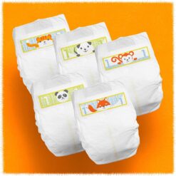 Cuties | Skin Smart, Absorbent & Hypoallergenic Diapers with Flexible & Secure Tabs | Size 1 | 176 Count - 3
