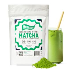 Matchabar Matcha Powder (200g) - Ceremonial Grade Authentic Japanese Matcha Green Tea Powder - Matcha Green Tea Powder Harvested in Japan - Matcha Tea Powder Latte - Zero Sugar, Vegan & 0 Calories - 1