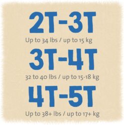 Cutie Boys 2T/3T Refastenable Potty Training Pants, Hypoallergenic with Skin Smart, 104 Count - 2