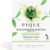 Pique Organic Sun Goddess Matcha - Ceremonial Grade Matcha Green Tea Powder, Supports Radiant Skin, Calm Energy - 28 Single Serve Sticks (Pack of 1) - 1