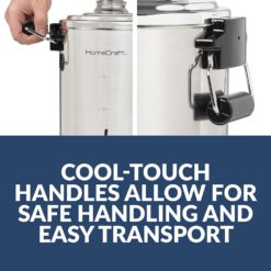 Homecraft Quick-Brewing 1000-Watt Automatic 30-Cup Coffee Urn - Stainless Steel - 8