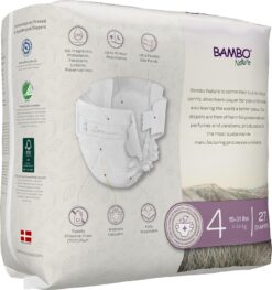 Bambo Nature Premium Baby Diapers (SIZES 0 TO 6 AVAILABLE), Size 4, 162 Count - 3
